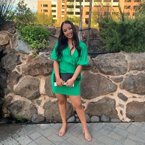 Vici’s drape tie dress